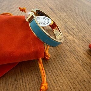 Ellie Turquoise and Gold Wristband